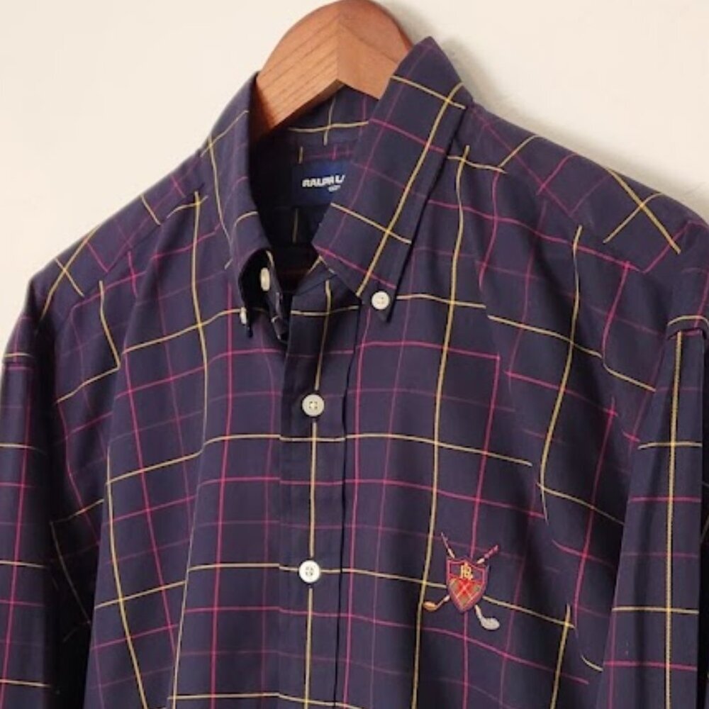 Ralph Lauren Golf Men's Long Sleeve Button-down Shirt Size Medium NWT - Picture 2 of 6